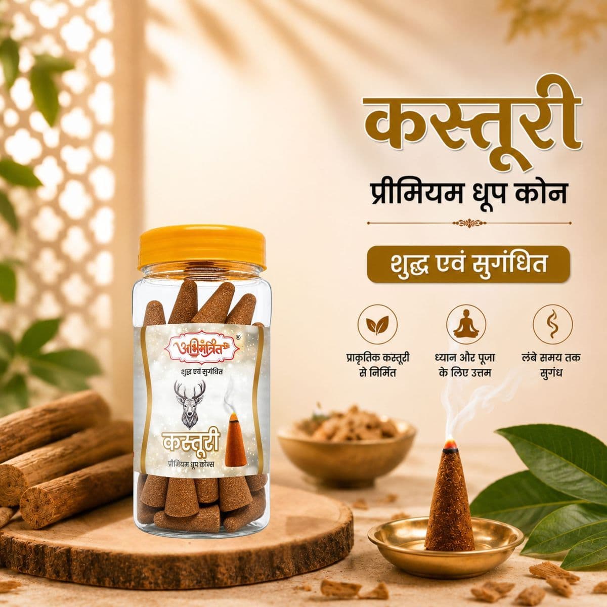 Kasturi Premium Dhoop Cones